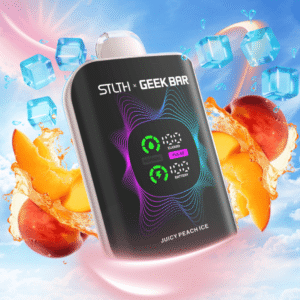 stlth x geek bar 80k disposable vape juicy peach ice