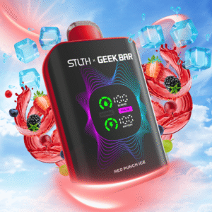 stlth x geek bar 80k disposable vape red punch ice