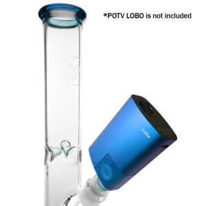 potv straight tube glass bubbler