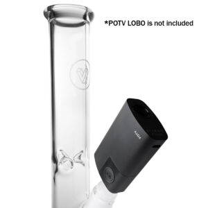 potv straight tube glass bubbler