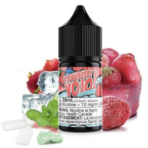 strawberry yojo iced salt by maverick e liquid