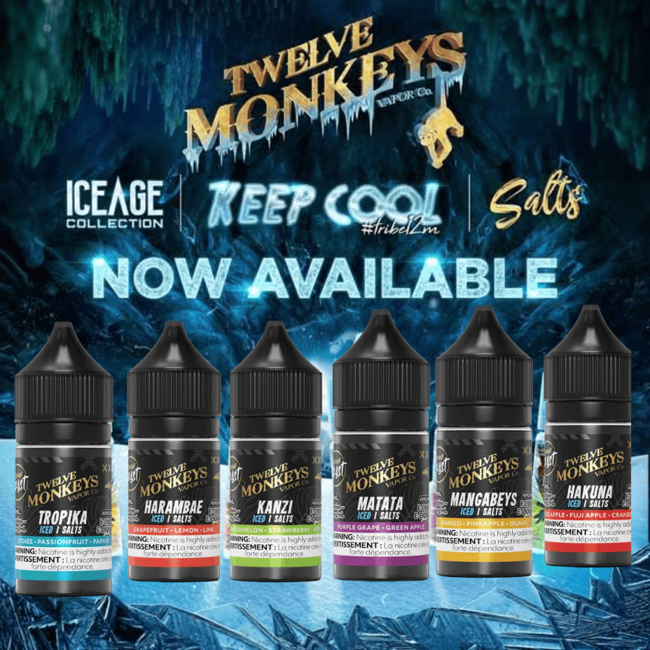twelve monkeys salt 30ml matata ice twelve monkeys salt 30ml matata ice