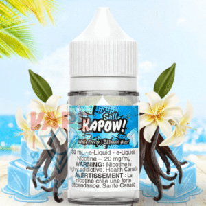 white freeze salt by kapow e liquid