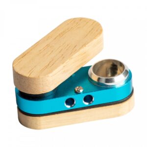 wooden monk hand pipe